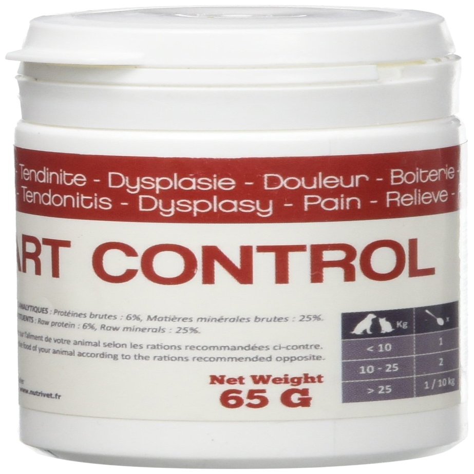 Nutrivet Art Control Supplement for Dogs and Cats, 65 g