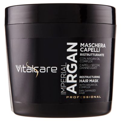 Vitalcare Imperial Argan Restructuring Hair Mask for Dry, Damaged Hair, 500 ml