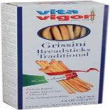 Vita Vigor Traditional Grissini Thin Breadsticks (125 g Pack)