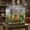 Aquarium Decor Amphora Breeding Cave for Crayfish Catfish Black Terra Large view 4