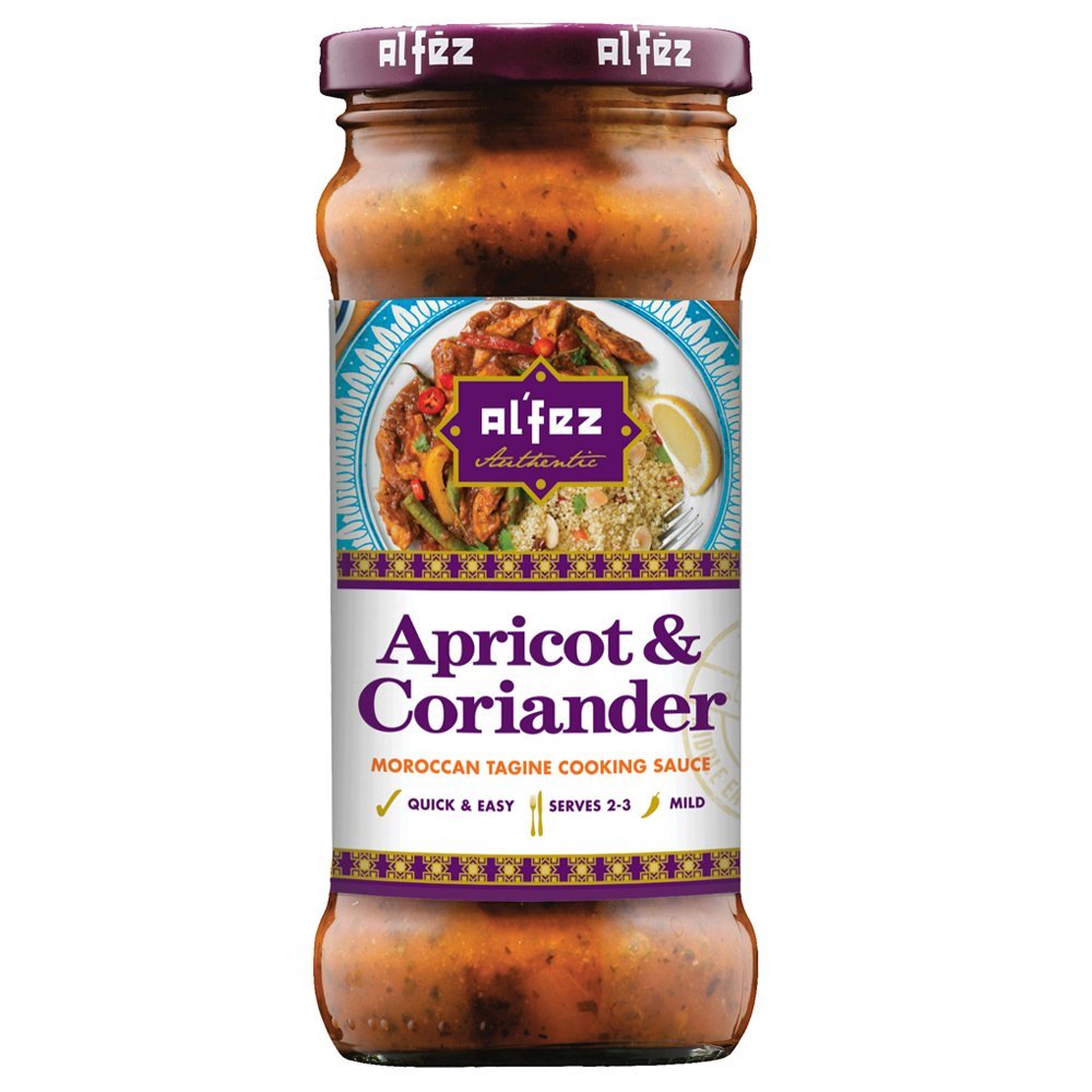 Al'Fez Apricot & Coriander Sauce, 350 g, Pack of 2