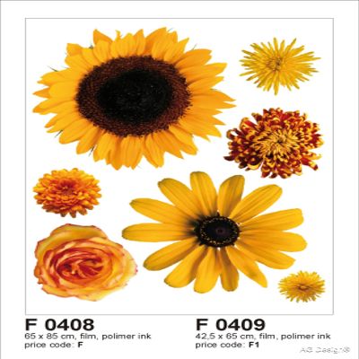 AG Design Wall Stickers F 0408 Flowers