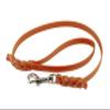LENNIE BioThane Dog Lead, 9 mm Wide, 1 m Long, Light Brown, Braided with Hand Loop view 2