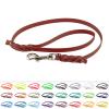 LENNIE BioThane Leash, 9mm Wide, 2m Long, Red-Brown view 1