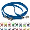 LENNIE Adjustable BioThane Double-Ended Dog Leash, 13 mm Wide, 3 m, Azure Blue view 2
