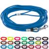 LENNIE Round BioThane Long Line for Dogs 15–25 kg, 6 mm, 12 m, with Hand Loop, Azure Blue view 1