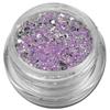 Glamour Mix Glitter Silver Powder Purple Nail Art view 1