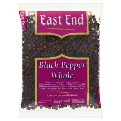 East End Whole Black Pepper (100 g) - Pack of 2