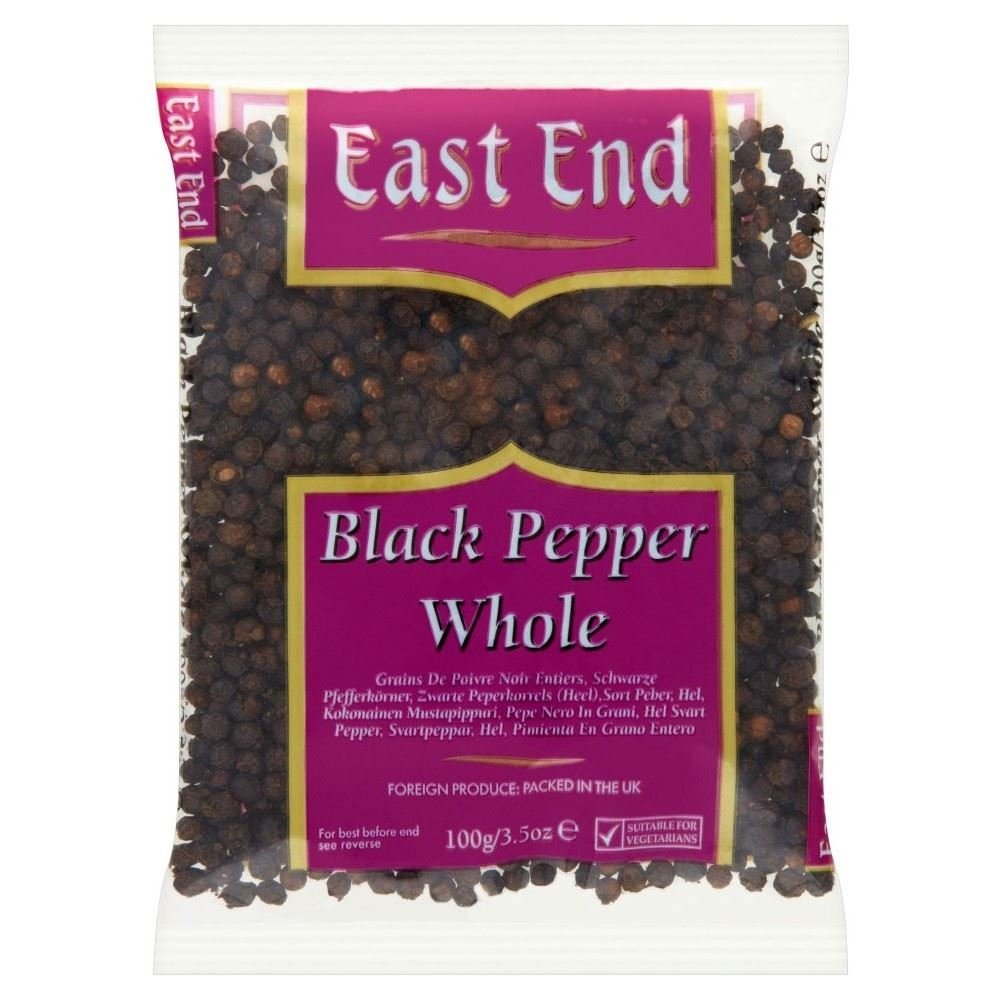 East End Whole Black Pepper (100 g) - Pack of 2