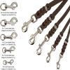 CopcoPet Oil-Tanned Leather Dog Leash, 2.5 m x 8 mm, Cognac view 4