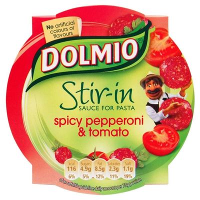 Dolmio Stir-In Sauce - Spicy Pepperoni & Tomato, 150 g, Pack of 2