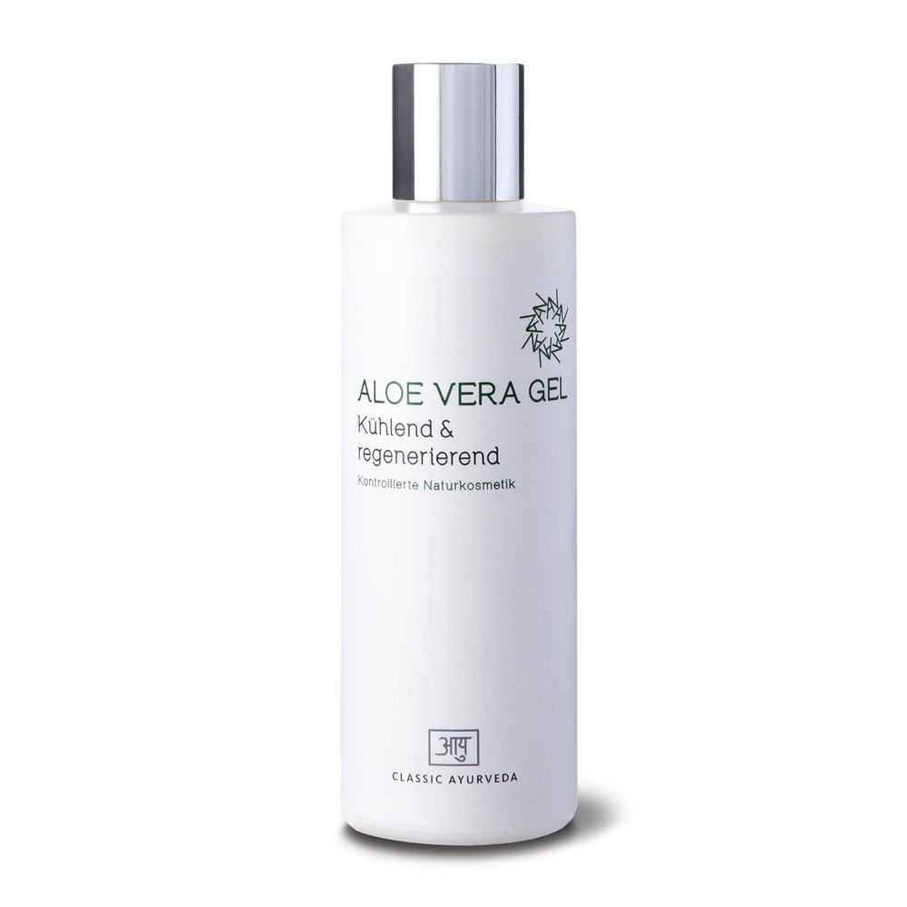 Classic Ayurveda Organic Aloe Vera Gel, Natural Cosmetics, 200 ml