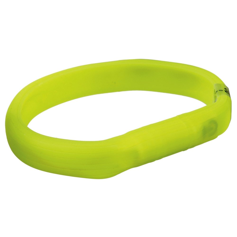 TRIXIE Rechargeable LED Light-Up Collar for Dogs, Size L/XL, Green