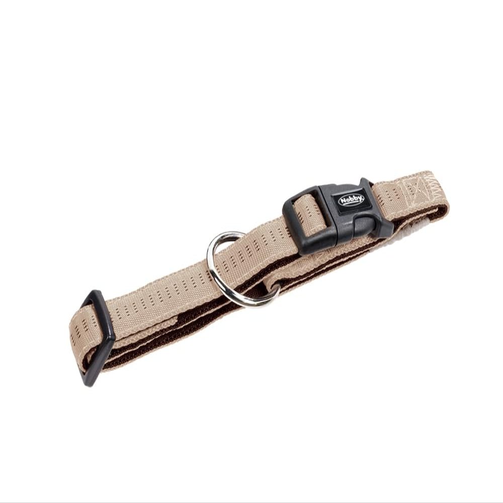 Nobby Soft Grip Collar, Beige/Chocolate L: 50/65 cm, W: 25 mm