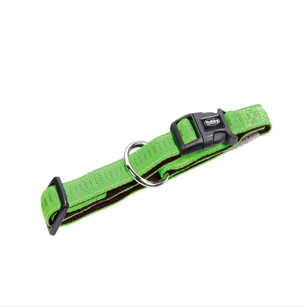 Nobby Soft Grip Collar, Light Green/Brown, L: 30–45 cm, W: 20 mm, 1 pc.