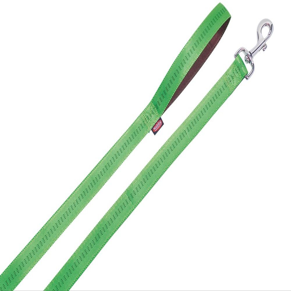 Nobby Soft Grip Leash, Light Green/Brown