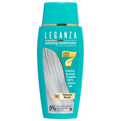 Leganza Hair Toning Color Mask Anti-Yellow 90 Platinum Blonde, 150 ml