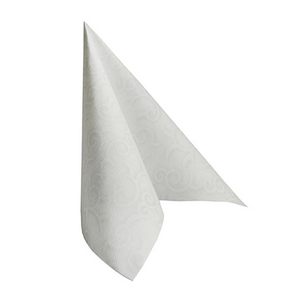 PAPSTAR ROYAL Collection Casali Napkins, 50, 1/4-Fold, 40 x 40 cm, White, #84876