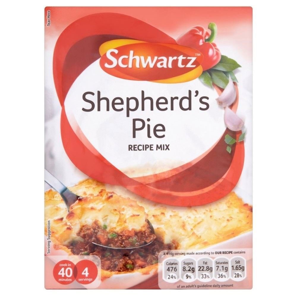 Schwartz Shepherd's Pie Recipe Mix (38 g) - Pack of 6