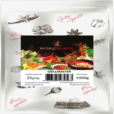 Grillmaster – Original Bavarian Barbecue and Roast Seasoning à la Wiesn, 1,000 g