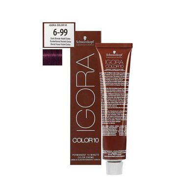 Schwarzkopf Igora Color10 6-99 Dark Blonde Violet Extra, 60 ml