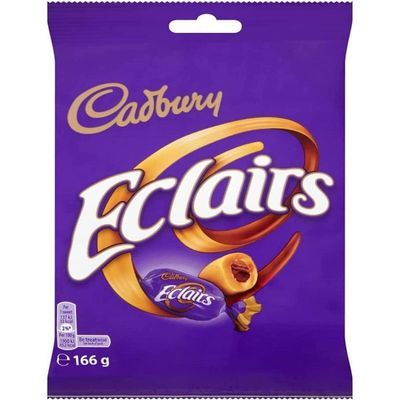 Cadbury Chocolate Eclairs Classic, 166 g