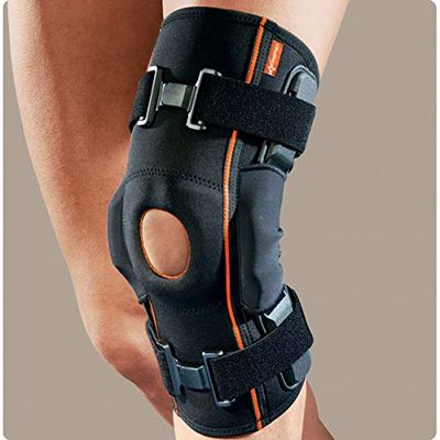 ROTEN Genufit15 Knee Brace with AirX Fabric, Joint Bars and Patellar Stabilizer - XS