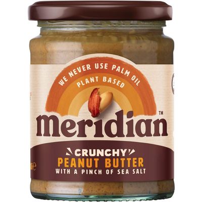 Meridian | Crunchy Salted Peanut Butter | 6 x 280 g