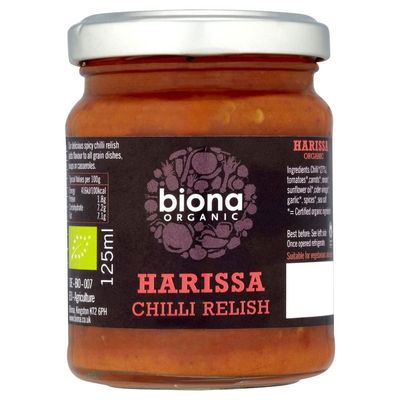 Biona | Harissa Relish - Prepared | 6 x 125G