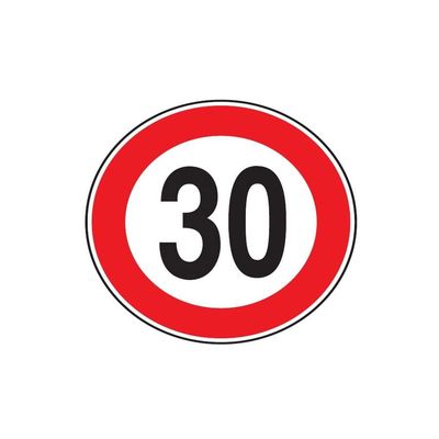 Road Sign: 50 km/h Speed Limit 3G