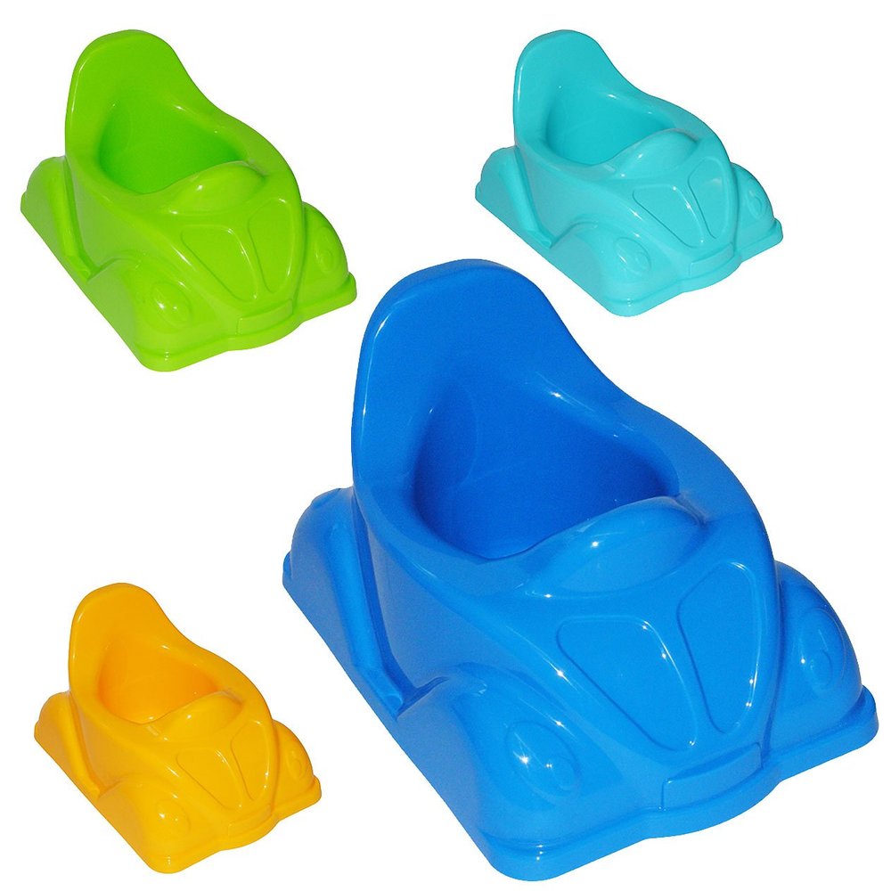 Children's Potty Trainer with Backrest and Splash Guard, Car Design