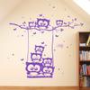 Ilka Parey Owl Wall Decal with Custom Name, Butterflies and Dots, White, XXL 140 x 140 cm view 4
