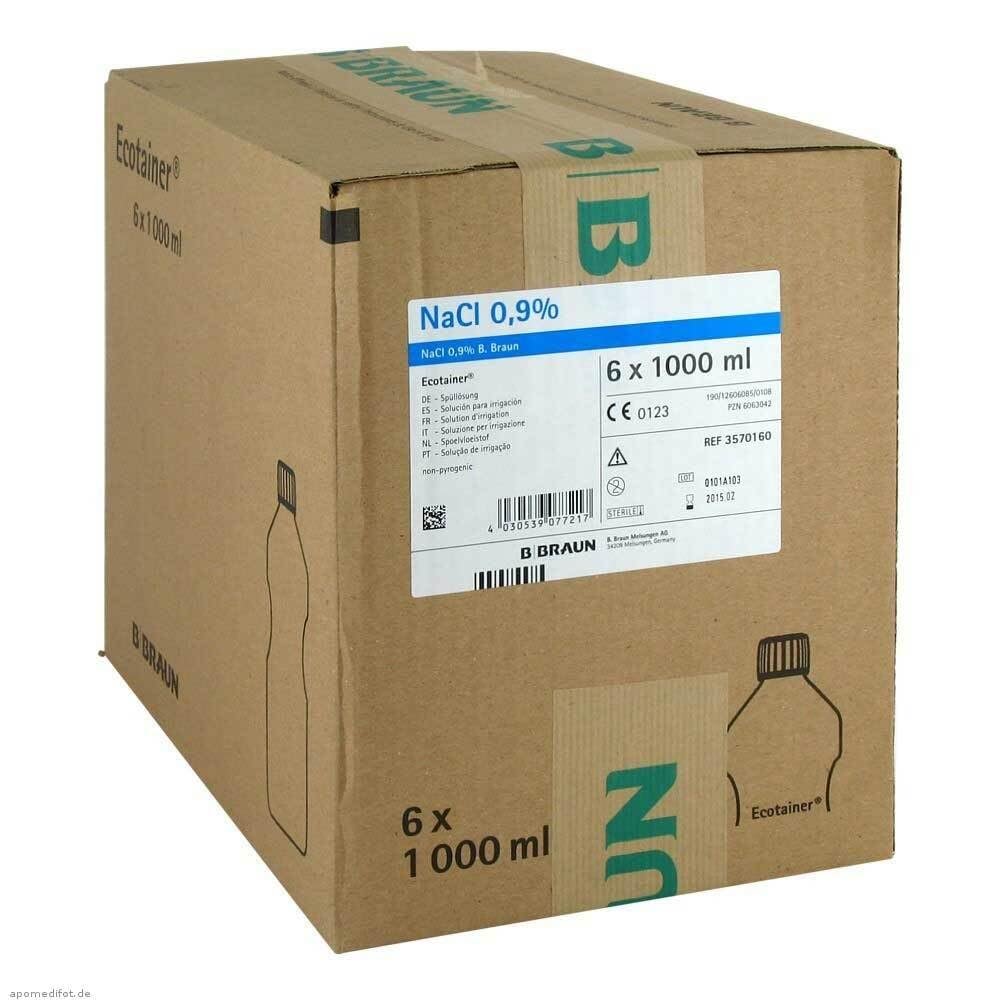 B. Braun 0.9% Sodium Chloride Solution, Ecotainer, None mL