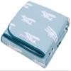 Little Dutch Pure & Soft Children's Blanket, Airplane, Mint Green, 110 x 140 cm view 1