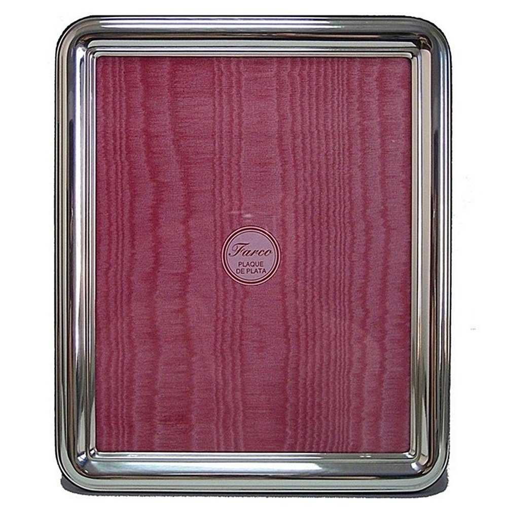 Silver Frame Photo Frame, 20 x 25 cm, Velvet Backing