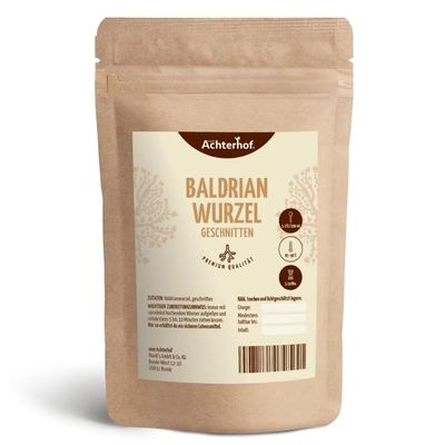 250 g Valerian Tea – Cut Valerian Root, Naturally from Achterhof
