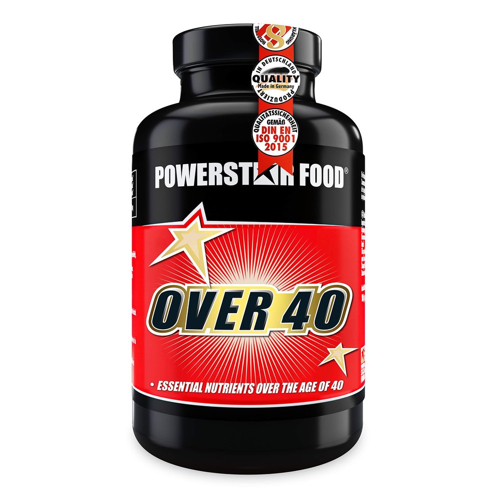 Powerstar OVER 40 Nutrient Complex, 300 Capsules - Anti-Aging for Athletes