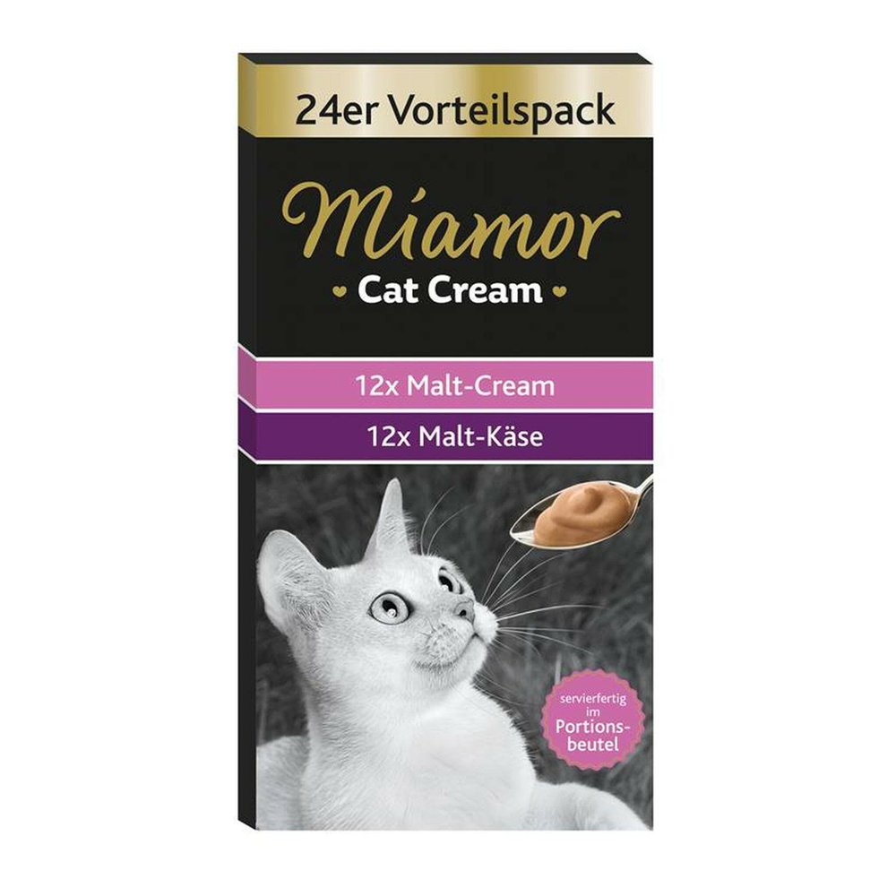 Miamor Cat Snack Malt-Cream Value Pack, 24 x 15 g