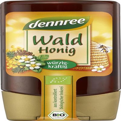 Organic Forest Honey, Spicy and Robust, 2 x 250 g