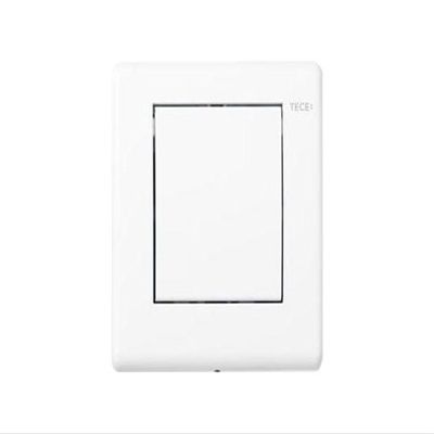 TECE Flat Urinal Cover Plate, Glossy White