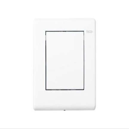 TECE Flat Urinal Cover Plate, Glossy White