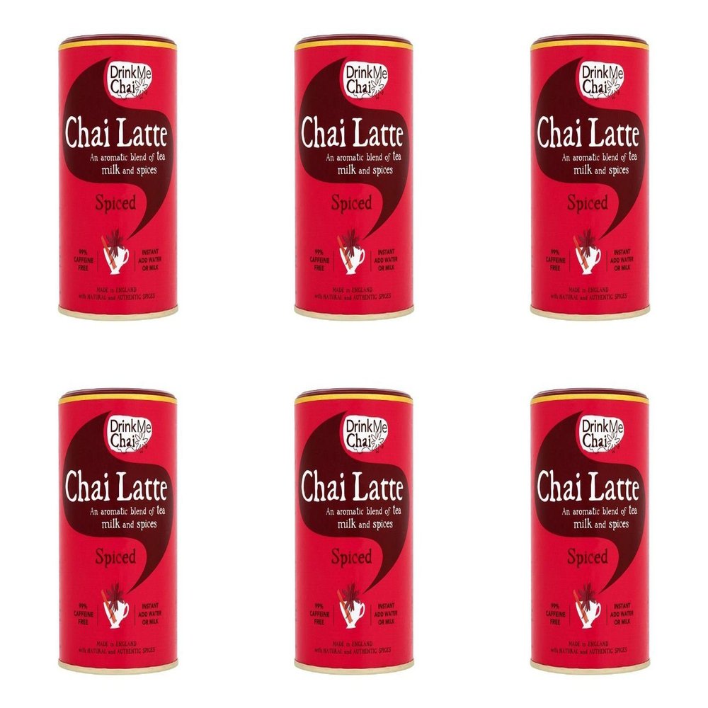 (6 Pack) Drink Me Chai Spiced Chai Latte, 250 g