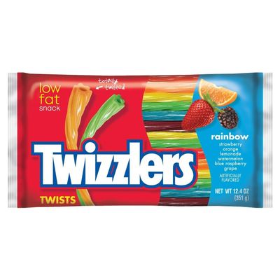 Twizzlers Rainbow Twists Large Pack 351 g x1