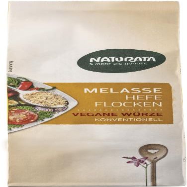 Organic Molasses Nutritional Yeast Flakes, Refill Bags, 2 x 200 g