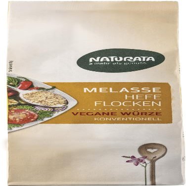 Organic Molasses Nutritional Yeast Flakes, Refill Bags, 2 x 200 g