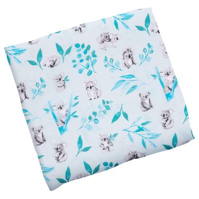 Stephen Joseph Muslin Swaddle Blanket for Baby Girls and Boys, 100% Cotton, 47 x 47 in
