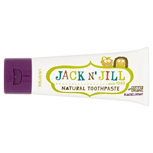 Jack N' Jill Natural Blackcurrant Toothpaste with Organic Flavoring, 50 g