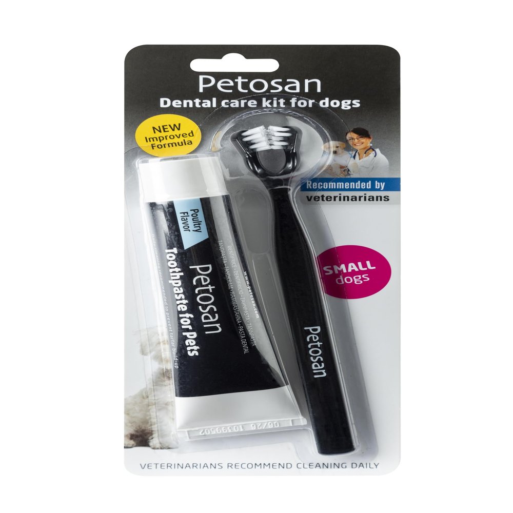 Petosan Complete Dental Kit for Small Dogs, 3–7 kg (6–15 lb)