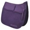 ECP Contoured Correction Dressage Saddle Pad with Adjustable Memory Foam Shims, Purple view 1