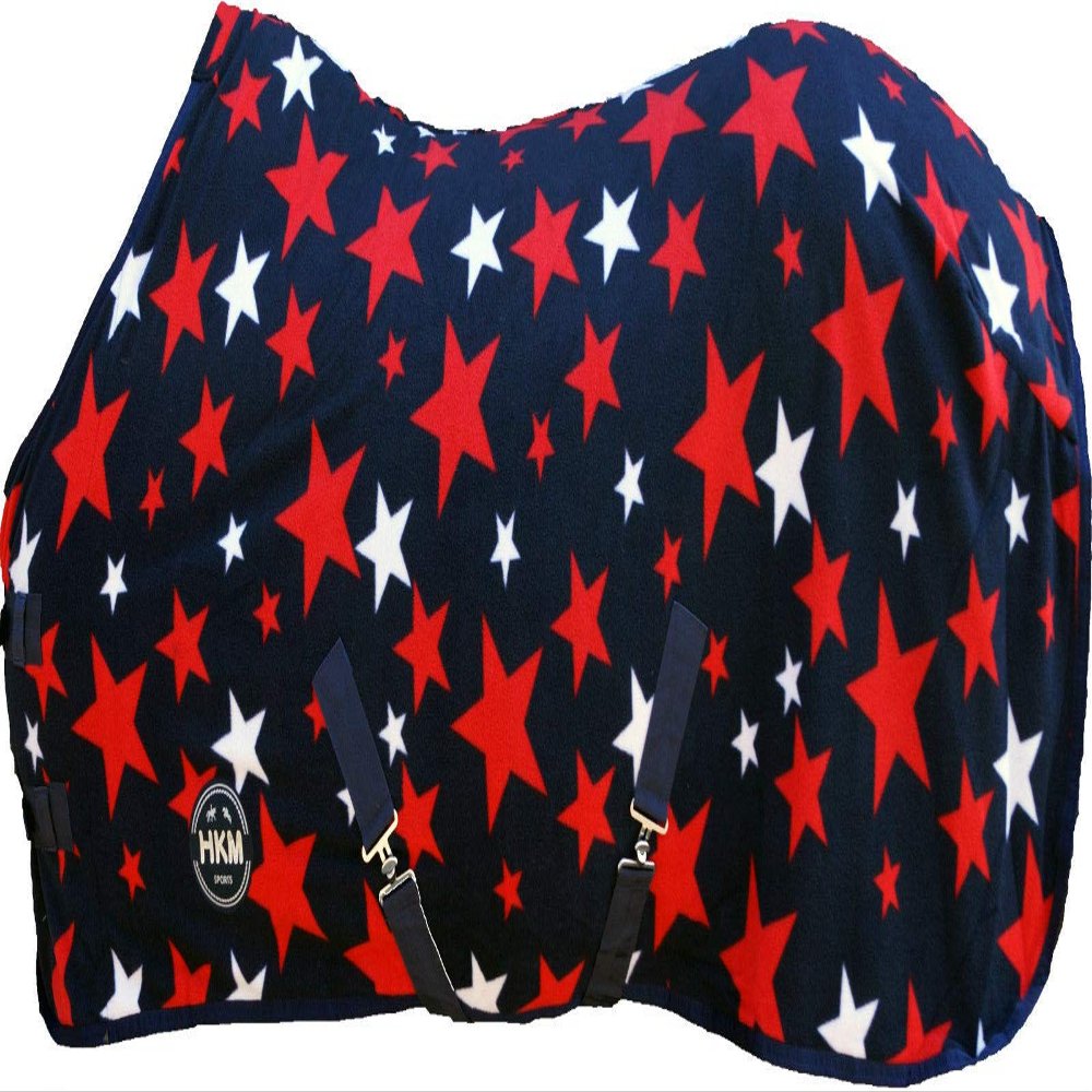 HKM Stars Sweat Rug, Back Length 155 cm, Navy